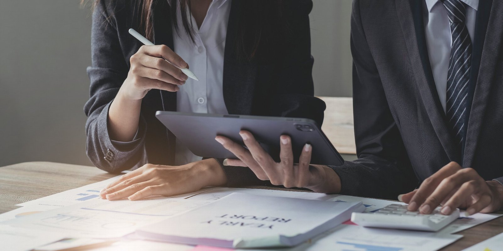 Professionals considering business information from a fresh perspective