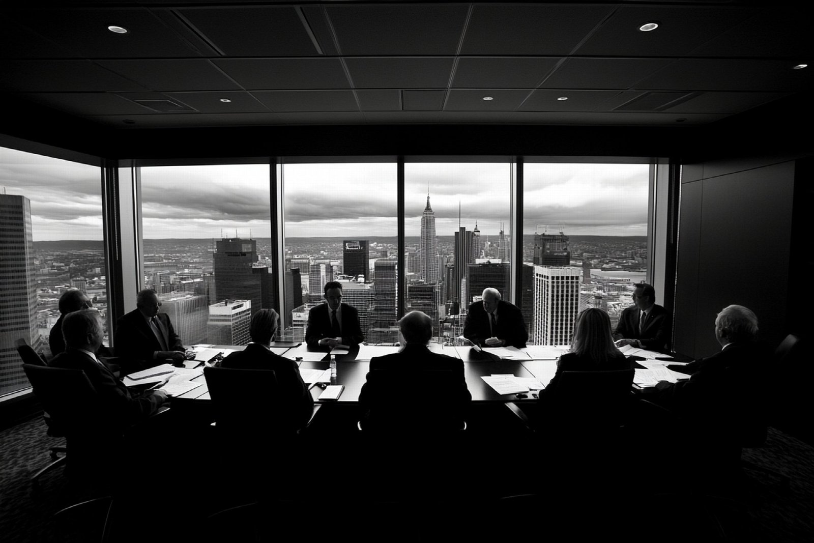 A leadership group considering an independent viewpoint
